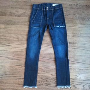 Rag & Bone High Rise Cropped Skinny Jeans Size 25